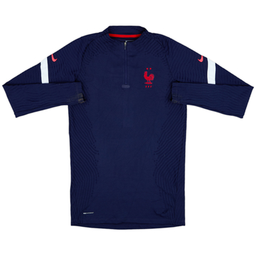 2020-21 France Nike Vaporknit 1/4 Zip Drill Top - 8/10 - (S)
