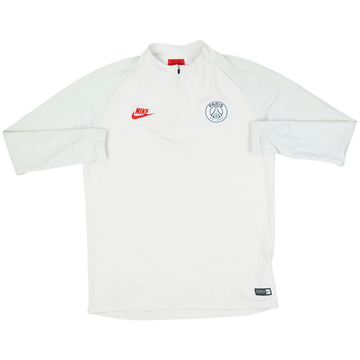 2019-20 Paris Saint-Germain Nike 1/4 Zip Drill Top - 4/10 - (L)