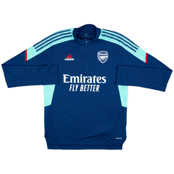 2021-22 Arsenal adidas 1/4 Zip Drill Top - 9/10 - (M)