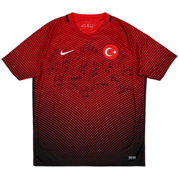 2016-17 Turkey Signed Home Shirt - 10/10 - (XL)