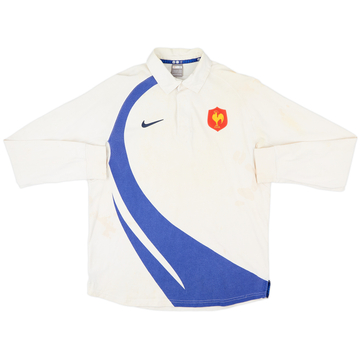 2007-08 France Rugby Polo L/S Shirt - 5/10 - (L)