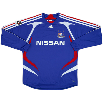 2007 Yokohama Marinos Home L/S Shirt - 6/10 - (XL)