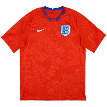 2020-21 England Nike Training Shirt - 9/10 - (L)