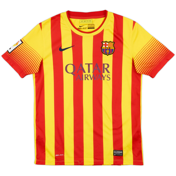 2013-15 Barcelona Away Shirt - 8/10 - (L.Boys)