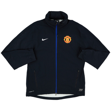 2013-14 Manchester United Nike Hooded Track Jacket - 8/10 - (L)