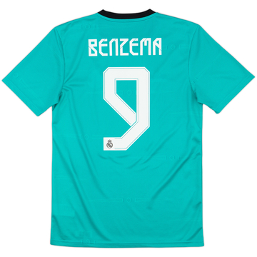 2021-22 Real Madrid Third Shirt Benzema #9 - 10/10 - (S)