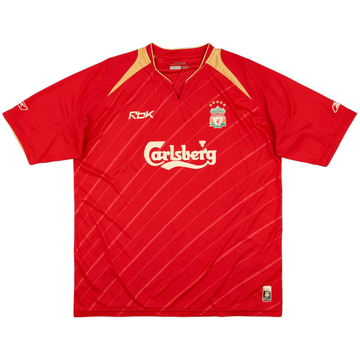 2005-06 Liverpool CL Home Shirt - 6/10 - (XL)