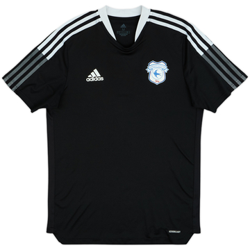 2021-22 Cardiff City adidas Training Shirt - 8/10 - (M)