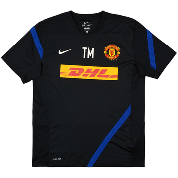 2011-12 Manchester United Nike Staff Issue Training Shirt TM - 8/10 - (L)