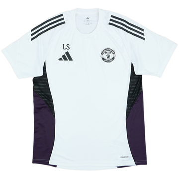 2025-26 Manchester United Staff Issue adidas Training Shirt LS - 10/10 - (L)