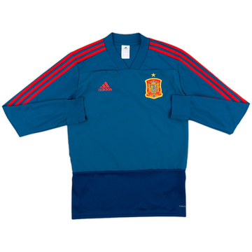2017-18 Spain adidas Drill Top - 9/10 - (S)