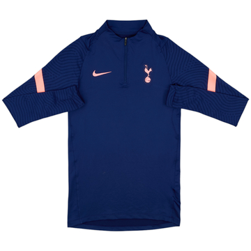 2020-21 Tottenham Nike 1/4 Zip Sweat Top - 9/10 - (XS)