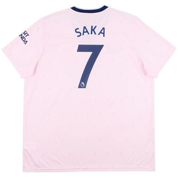 2022-23 Arsenal Third Shirt Saka #7 - 9/10 - (XXL)