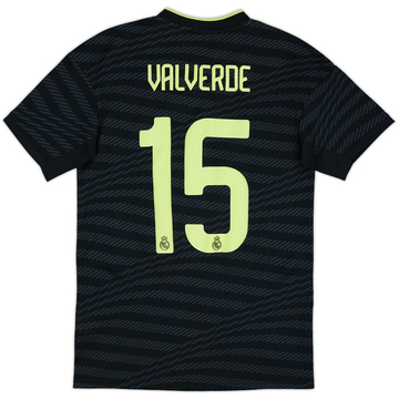2022-23 Real Madrid Third Shirt Valverde #15 - 6/10 - (S)