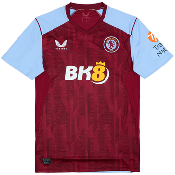 2023-24 Aston Villa Home Shirt - 8/10 - (S)