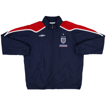 2007-08 England Umbro Track Jacket - 9/10 - (XXL)