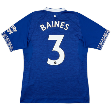 2018-19 Everton Home Shirt Baines #3 - 10/10 - (M)