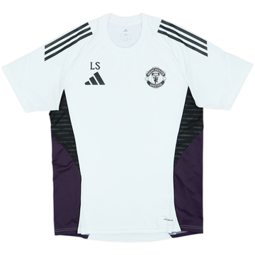 2025-26 Manchester United Staff Issue adidas Training Shirt LS - 10/10 - (L)