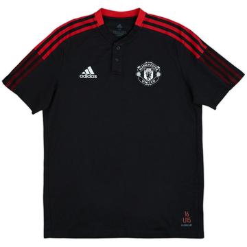 2021-22 Manchester United adidas Polo Shirt - 8/10 - (M)