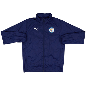 2018-19 Manchester City Puma Hooded Rain Jacket - 8/10 - (M)