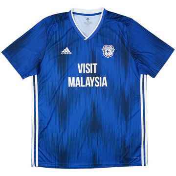 2019-20 Cardiff City Home Shirt - 9/10 - (XL)