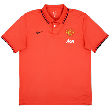 2012-13 Manchester United Nike Polo Shirt - 8/10 - (L)