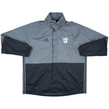 2015-16 Cardiff City adidas Hooded Track Jacket - 9/10 - (XXL)