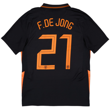 2020-22 Netherlands Away Shirt F.DeJong #21 - 9/10 - (M)
