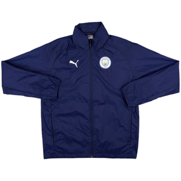 2018-19 Manchester City Puma Hooded Rain Jacket - 8/10 - (L)