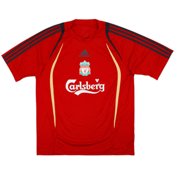 2009-10 Liverpool adidas Training Shirt - 9/10 - (L)