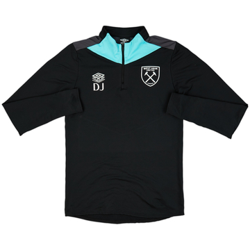 2024-25 West Ham Umbro Staff Issue 1/4 Zip Drill Top DJ - 6/10 - (M)