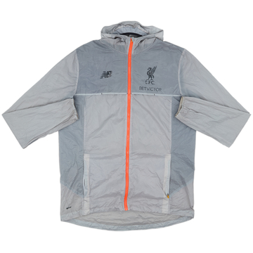 2017-18 Liverpool New Balance Hooded Rain Jacket - 10/10 - (XL)