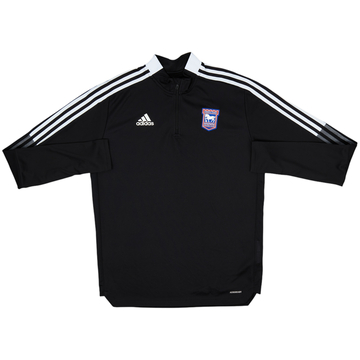 2021-22 Ipswich adidas 1/4 Zip Drill Top - 10/10 - (L)