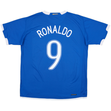 2006-07 Brazil Away Shirt Ronaldo #9 - 5/10 - (L)