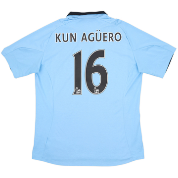 2012-13 Manchester City Home Shirt Kun Aguero #16 - 6/10 - (L)