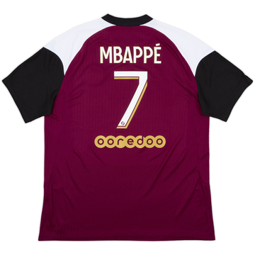 2020-21 Paris Saint-Germain Third Shirt Mbappe #7 - 8/10 - (XL)