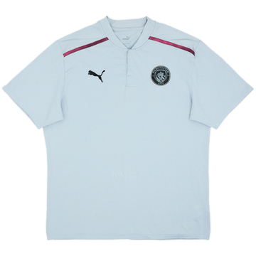 2021-22 Manchester City Puma Polo Shirt - 9/10 - (XL)