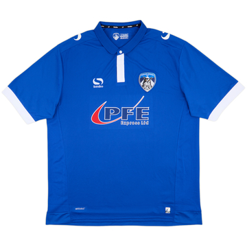 2016-18 Oldham Athletic Home Shirt - 8/10 - (XXL)