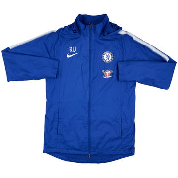 2017-18 Chelsea Staff Issue Nike Hooded Track Jacket RU - 7/10 - (M)