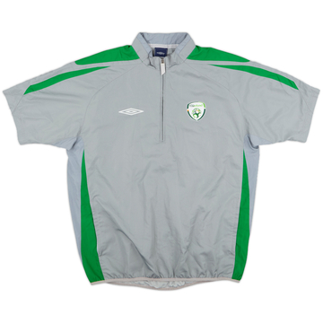 2006-08 Ireland Umbro 1/4 Zip Training S/S Top - 9/10 - (L)
