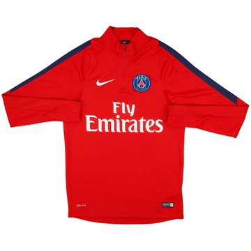 2016-17 Paris Saint-Germain Nike 1/4 Zip Drill Top - 9/10 - (S)