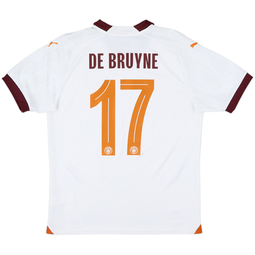 2023-24 Manchester City Away Shirt De Bruyne #17 - 8/10 - (M)