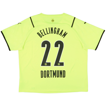 2021-22 Borussia Dortmund European Home Shirt Bellingham #22 - 8/10 - (XXL)