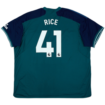 2023-24 Arsenal Third Shirt Rice #41 - 8/10 - (3XL)