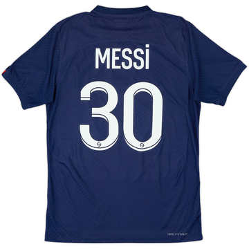 2022-23 Paris Saint-Germain Authentic Home Shirt Messi #30 - 8/10 - (S)