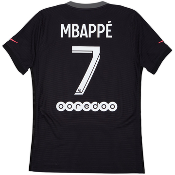 2021-22 Paris Saint-Germain Authentic Third Shirt Mbappe #7 - 10/10 - (S)