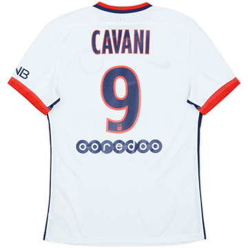 2015-16 Paris Saint-Germain Authentic Away Shirt Cavani #9 - 5/10 - (M)