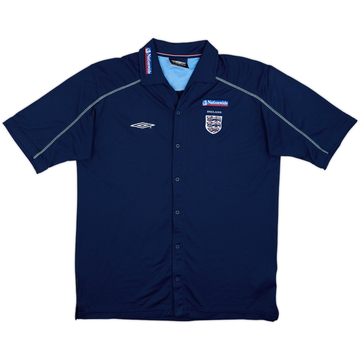 2002-04 England Umbro Button-Up Shirt - 9/10 - (XL)
