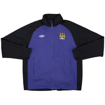 2010-11 Manchester City Umbro Hooded Track Jacket - 8/10 - (XL)