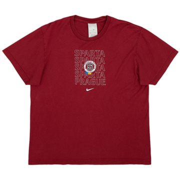 2006-07 Sparta Prague Nike Cotton Tee - 7/10 - (L)